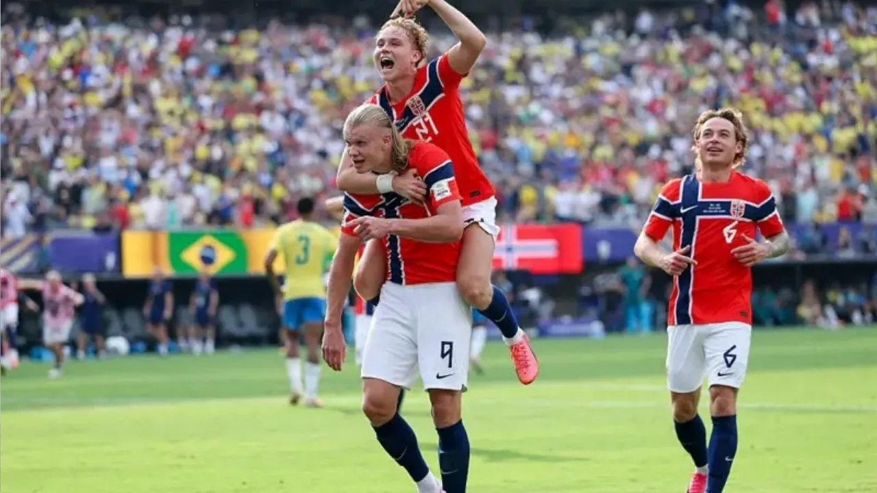 Haaland Hancurkan Brasil, Norwegia Mengajarkan Efektivitas dalam Sepak Bola Modern